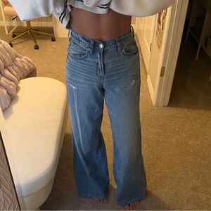 American Eagle Outfitters Light Blue Baggie Jeans